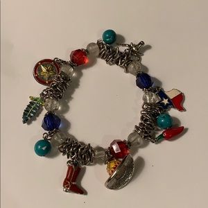Vintage Texas charm bracelet #26